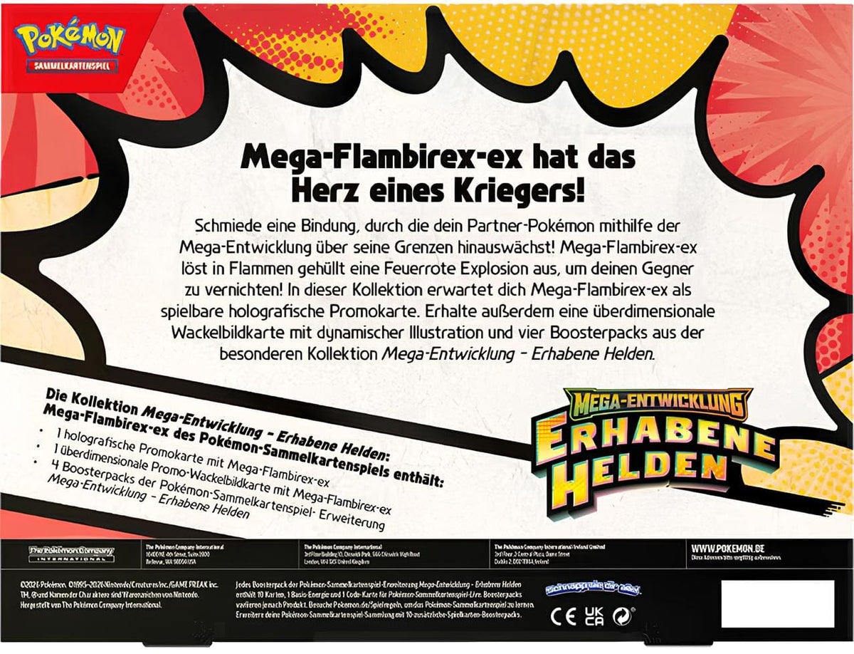 Pokémon Mega-Flambirex-ex Kollektion (Deutsch)