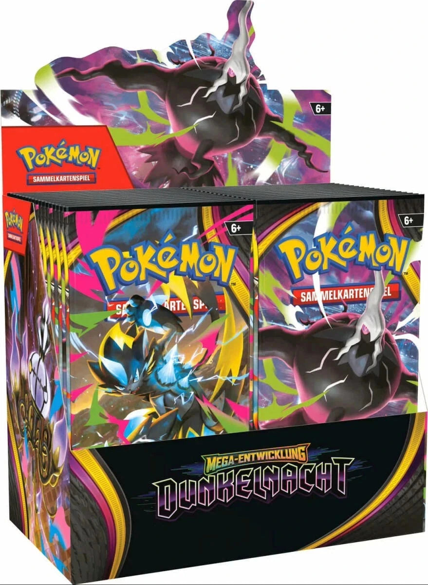 Pokémon Mega-Entwicklung – Dunkelnacht Booster Display (36 Booster, Deutsch)
